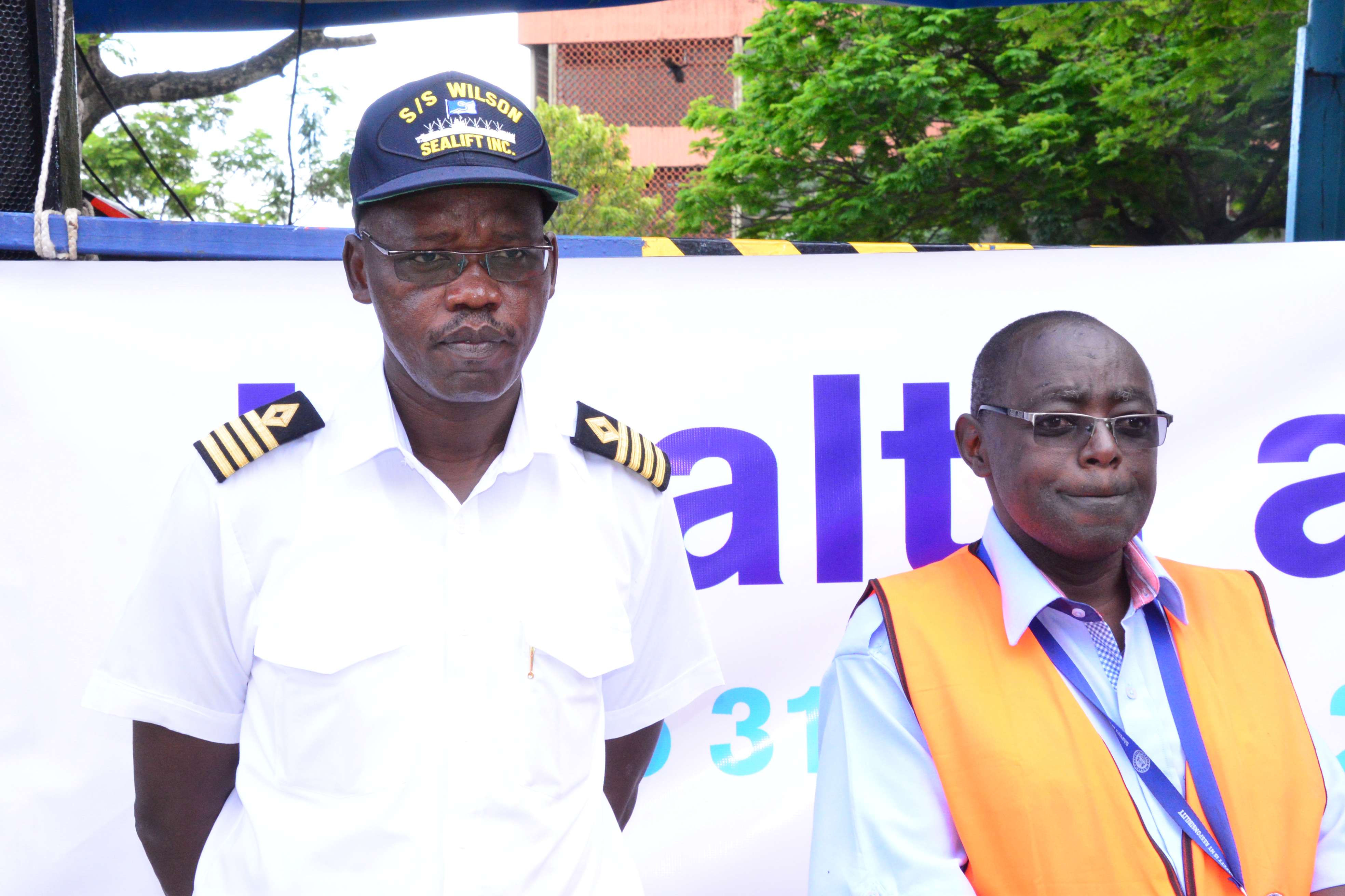 GMO CAPT WILLIAM RUTO JOINS SAFETY WORKERS IN MARKING THIS YEARS SAFETY WEEK.JPG
